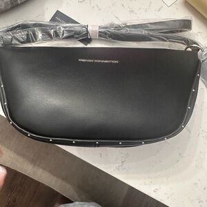French Connection Black Clara Crossbody